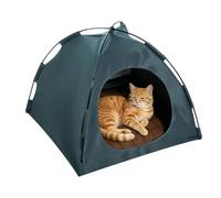 brooksnaji Cat Camping Tent - Portable Folding Cooling House with Mat