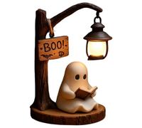 brooksnaji Halloween Ghost Lamp - Cute Resin LED Decorative Light