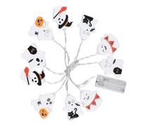brooksnaji LED Ghost String Lights - Waterproof Halloween Fairy Lights