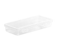 brooksnaji Pencil Storage Box - Transparent Desktop Stationery Container