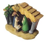 brooksnaji Representación del Nacimiento | Estatuilla de Resina,Nacimiento De Navidad,para Hogar, Chimenea, Repisa, Fiesta, Navidad, Habitación, Escritorio, Bandeja Escalonada