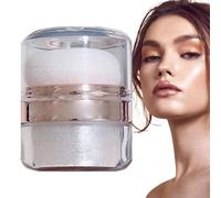 brooksnaji Resaltador en polvo, resaltador de polvo - Polvo de palmadita de acabado brillante | Respaldo del brillo del cuerpo, brillo brillante para los ojos de la cara del cabello