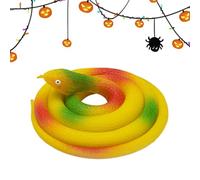 brooksnaji Serpiente Falsa | Serpiente Artificial de 31,5 Pulgadas | Accesorios de Broma Espeluznante para Fiesta de Halloween para el Día de los Inocentes