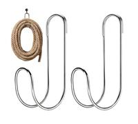brooksnaji Water Hose Holder - Heavy Duty No Drill Wall Hook Set