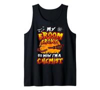 Broom Broke So Now I'm A Chemist Halloween Costume Camiseta sin Mangas