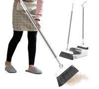 Broom Set,3 piezas Rust Proof Sweeping Duster | Broom With Dust | For Home House Apartment Indoor Outdoor Floor Dorm Garage Required When Sweeping Hard Floors, offering Convenience And Comfort For