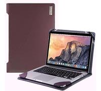 Broonel - Profile Series - Funda de cuero púrpura - Compatible con Samsung Galaxy Chromebook 2 360 12.4"