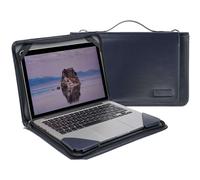 Broonel - Serie Contour - Funda protectora de cuero resistente azul - Compatible con port til LG gram 16 16Z90R-K.AA78A1 de 16""