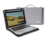 Broonel - Serie Contour - Funda protectora de cuero resistente gris - Compatible con port til LG Gram 16 16Z90R-K.AA78A1 de 16""