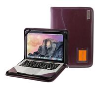 Broonel - Serie Contour - Funda protectora de cuero resistente morada - Compatible con port til HP EliteBook 835 G9 de 13"" con pantalla t ctil WU