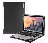 Broonel - Serie De Perfiles - Estuche para De Cuero Negro - Compatible con La HP OmniBook 7 16" AI Ordenador Portátil