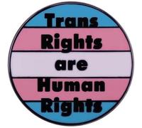 Broque De Insignia De Metal Trans Rights Los Derechos Trans Son Los Alfileres De Los Derechos Humanos Broches De Pareja De Moda Accesorios De Joyería