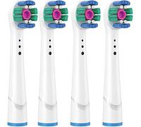 Broshin Recambios Cepillos Cabezas de Dientes Compatibles con Cepillos Eléctricos Oral B Braun Repuesto de Cabezas Pro-Bright (Pack de 8 unidades)