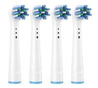 Broshin Recambios Cepillos Cabezas de Dientes Compatibles con Recambios Cepillos Oral B Braun Repuesto de Cabezas Cross A. (Pack de 16 unidades)