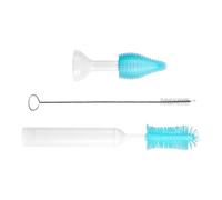 Brosse à Bouteille Électrique - Kit de Voyage Nettoyeur de Biberon | Kit Nettoyage Tasses Verres Cuisine Appartement | Accesorio Femmes Mères Rechargeable Silicone Portable Hygiène Bébé
