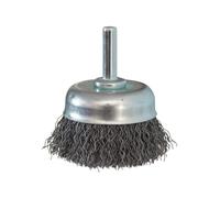 Brosse Cónica De Vástago 6mm, Cerda Acero Ondulado 50mm Sodise