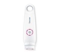 Beurer FC 45 cepillo limpiador facial eléctrico, limpieza profunda para una piel visiblemente suave y luminosa, rotación de 2 niveles, para todo tipo de piel, resistente al agua, blanco