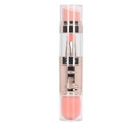 BROSSE DE MAQUILLAGE 5 EN 1 ROSE GOLD MULTIFONCTIONNELLE POUR FOND DE TEINT, ÉPONGE, POUDRE LIBRE, SOURCILS, OMBRE À PAUPIÈRES ET LÈVRES POUR MAQUILLAGE EXQUIS [MAISON, VOYAGE]