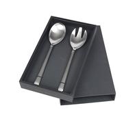Broste Copenhagen 2 Cubiertos de ensalada Hune Brushed satin