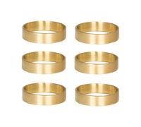 Broste Copenhagen 6 Anillos servilleteros Ring latón mate