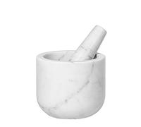 Broste Copenhagen Mortero Marina mármol blanco
