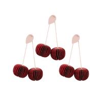 Broste Copenhagen Adorno Cherry 3 piezas Pompeian red