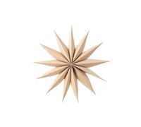 Broste Copenhagen Adorno de navidad Venok Estrella Ø30 cm Natural