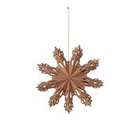 Broste Copenhagen Adorno navideño Snowflake Indian tan Ø15 cm