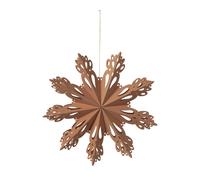 Broste Copenhagen Adorno navideño Snowflake Indian tan Ø30 cm
