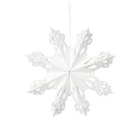 Broste Copenhagen Adorno navideño Snowflake White Ø15 cm
