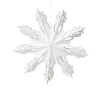 Broste Copenhagen Adorno navideño Snowflake White Ø30 cm
