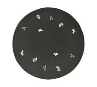 Broste Copenhagen Alfombra para árbol de Navidad Deer Forest Green