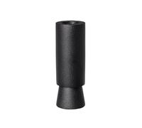 broste Copenhagen Anker - Candelabro (Aluminio, 11 x 4 cm), Color Negro