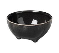Broste Copenhagen Bol con pie Nordic Coal Ø11 cm