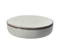 Broste Copenhagen Bol con tapa Nordic Sand Ø 17 cm