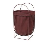 Broste Copenhagen Cesto de la ropa Arild Puce Aubergine