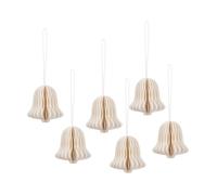 Broste Copenhagen Colgante navideño de campana Chime Off white