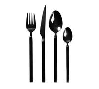 Broste Copenhagen Cubertería Tvis 16 piezas. negro