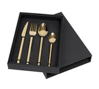 Broste Copenhagen Cubertería Tvis 4 piezas Titanium rose gold