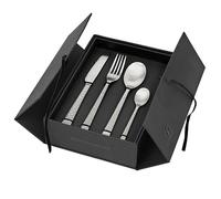 Broste Copenhagen Cubiertos Hune 16 piezas Brushed satin hammered
