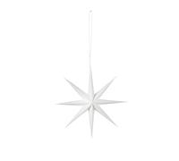 Broste Copenhagen Decoración navideña de Papel en Color Blanco, 15 cm, 70080399