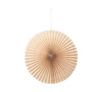 Broste Copenhagen Estrella de adviento Stella rosette L Ø60 cm Natural-pompeian red