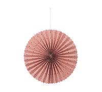 Broste Copenhagen Estrella de adviento Stella rosette M Ø43 cm Natural-pompeian red