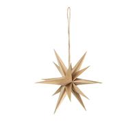 Broste Copenhagen Decoraciones de Navidad DECO ETOILE 'VENUS' BOIS in Beige única