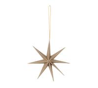 Broste Copenhagen Estrella de papel Star Ø15 cm Natural brown