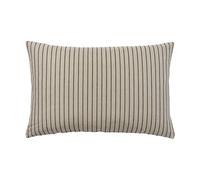 Broste Copenhagen Funda de cojín Karen Light beige-black. 40x60 cm