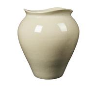 Broste Copenhagen Jarrón de suelo Florentina XL 57 cm Beige