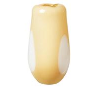 Broste Copenhagen Jarrón de vidrio Ada Dot 37 cm Golden fleece yellow