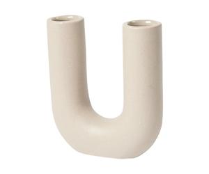 Broste Copenhagen Jarrón Hector U Ø16 cm Dove grey