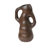 Broste Copenhagen Jarrón Isolde 35 cm Antique brown